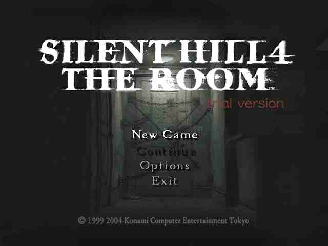 SILENT HILL 4 DEMO TITLE
